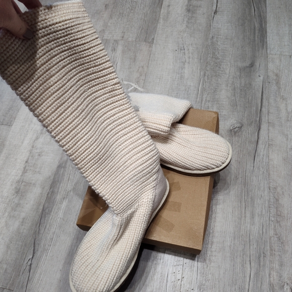Ugg fringe cardy boot ivory 7 - Picture 3 of 7